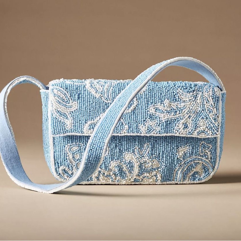 Anthropologie Fiona Beaded Bag